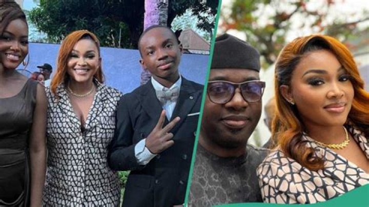 “Celebrating Love Wit My Tribe”: Mercy Aigbe Attends Party With Her Kids & Hubby As Family