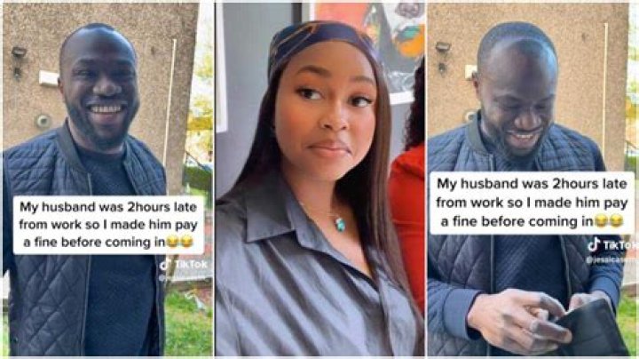 “He’s Shy”: Funny Drama As Wife “Fines” Husband N57k for Coming Home Late, Video Trends Online