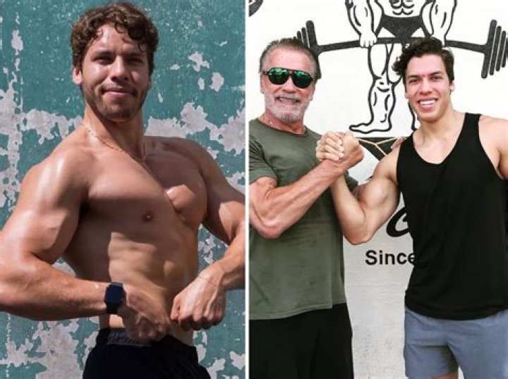 Joseph Baena Shares Pre-workout Selfie with Father Arnold Schwarzenegger