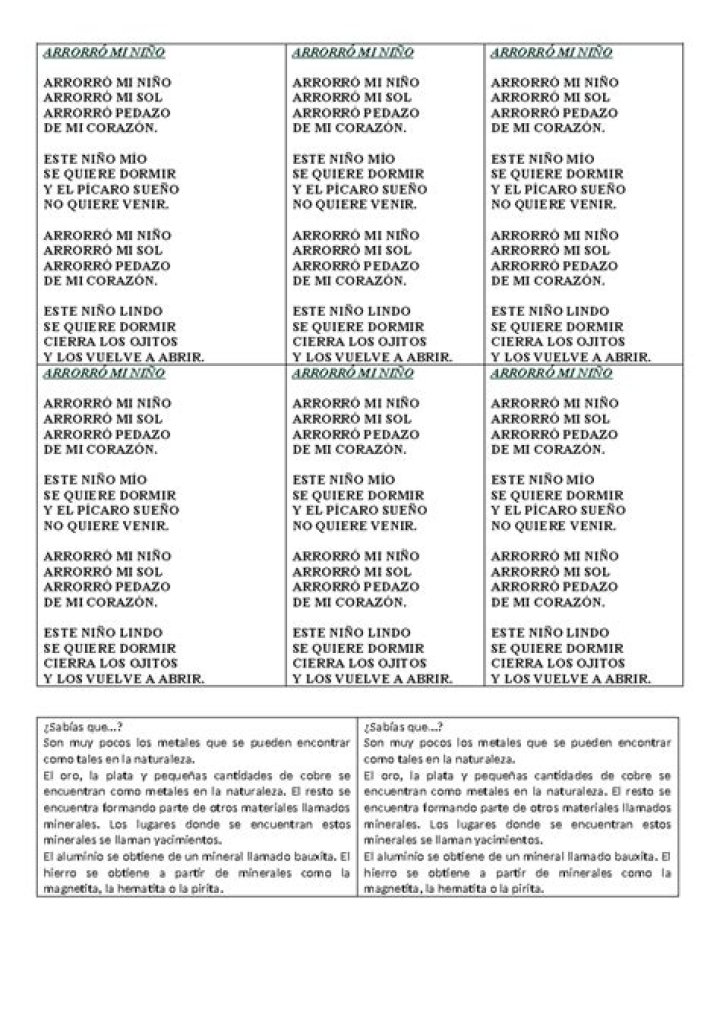 Lyrics & Translations of Arrorró Mi Niño by Luli Pampín