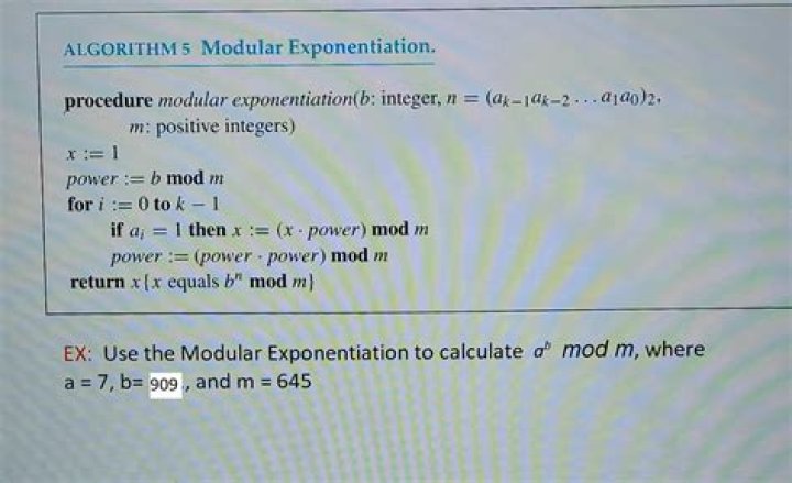 Modular Exponentiation 5^6mod23