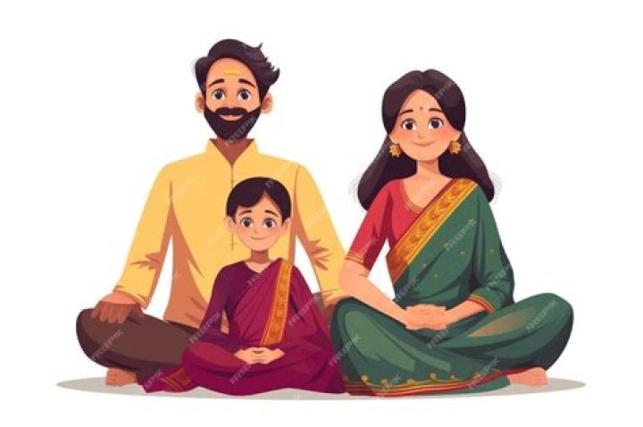 Mother Myrvete And Father, Family