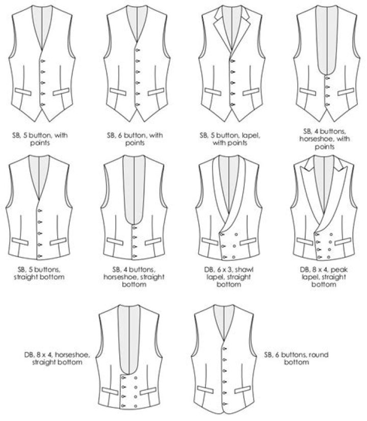 New waistcoat styles for men and women