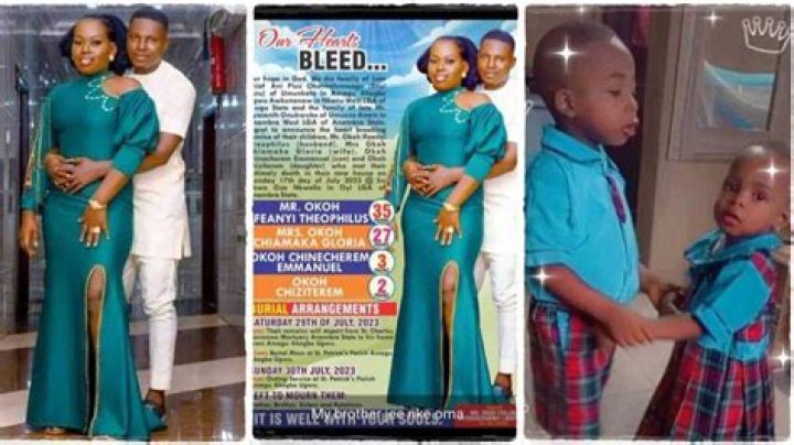 "Our Hearts Bleed": Nigerian Man, His Wife, and 2 Children Die on Same Night After Moving Into Their New House
