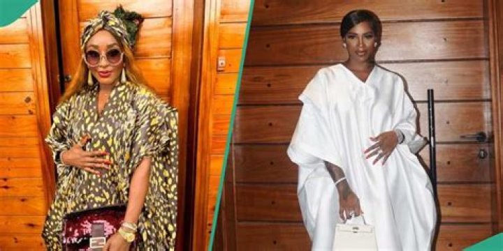 "Rich Aunty Vibe": Tiwa Savage, Ini Edo, 4 Other Celebs Dazzle Fans With Their Sweet Kaftan Styles