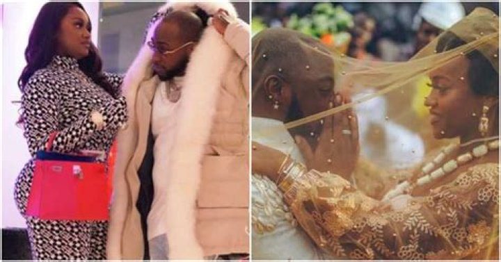 “The Love E Choke”: Fans Excited As Davido Shares Photo of Chioma, Gives Her Special Title