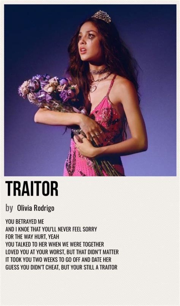 Traitor by Olivia Rodrigo from USA