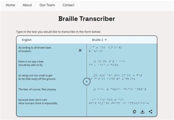 Translate 143 to Braille